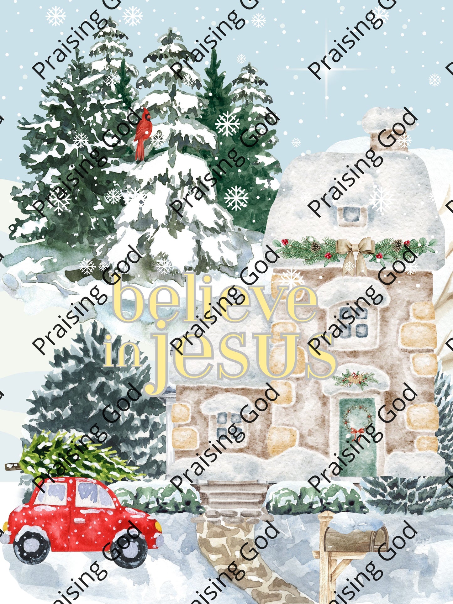 Believe in Jesus Digital Download Poster