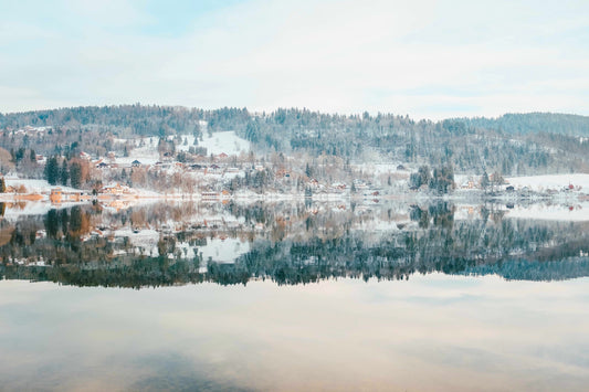 Peaceful winter landscape symbolizing spiritual renewal and God's salvation - Today is the Day of Salvation 2 Corinthians 6:1-2