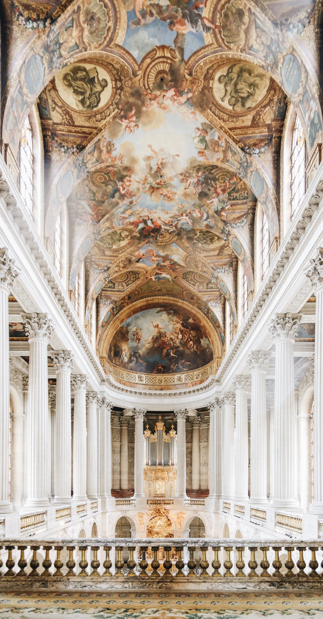 "Church ceiling art symbolizing God's eternal covenant with David from 2 Samuel 7 and divine promises"