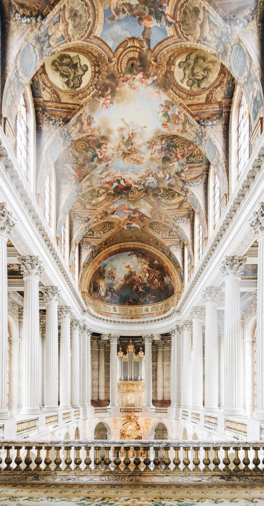 "Church ceiling art symbolizing God's eternal covenant with David from 2 Samuel 7 and divine promises"
