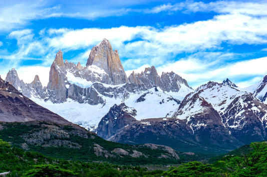 Majestic mountain peaks symbolizing Joel 3 prophecy of nature transformed in the messianic age