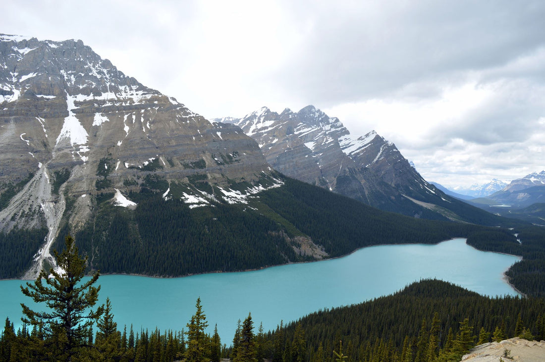 Peaceful mountain landscape with blue lake symbolizing God's healing and restoration for the backslider in Isaiah 57