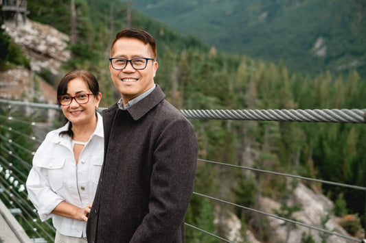 Two people studying the Bible together in nature - Christ in Ephesians faith and grace