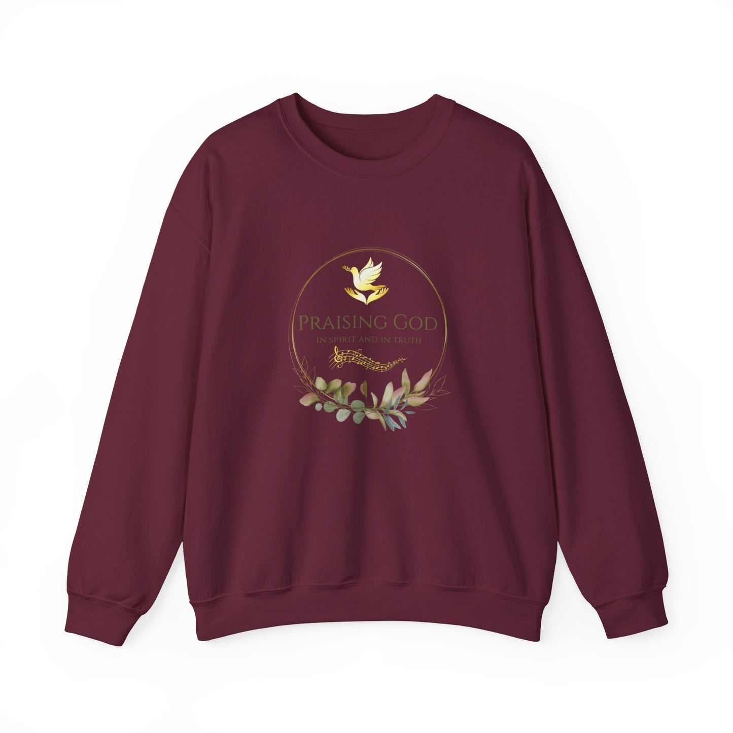Christian Sweatshirt - Praising God in Spirit and in Truth
