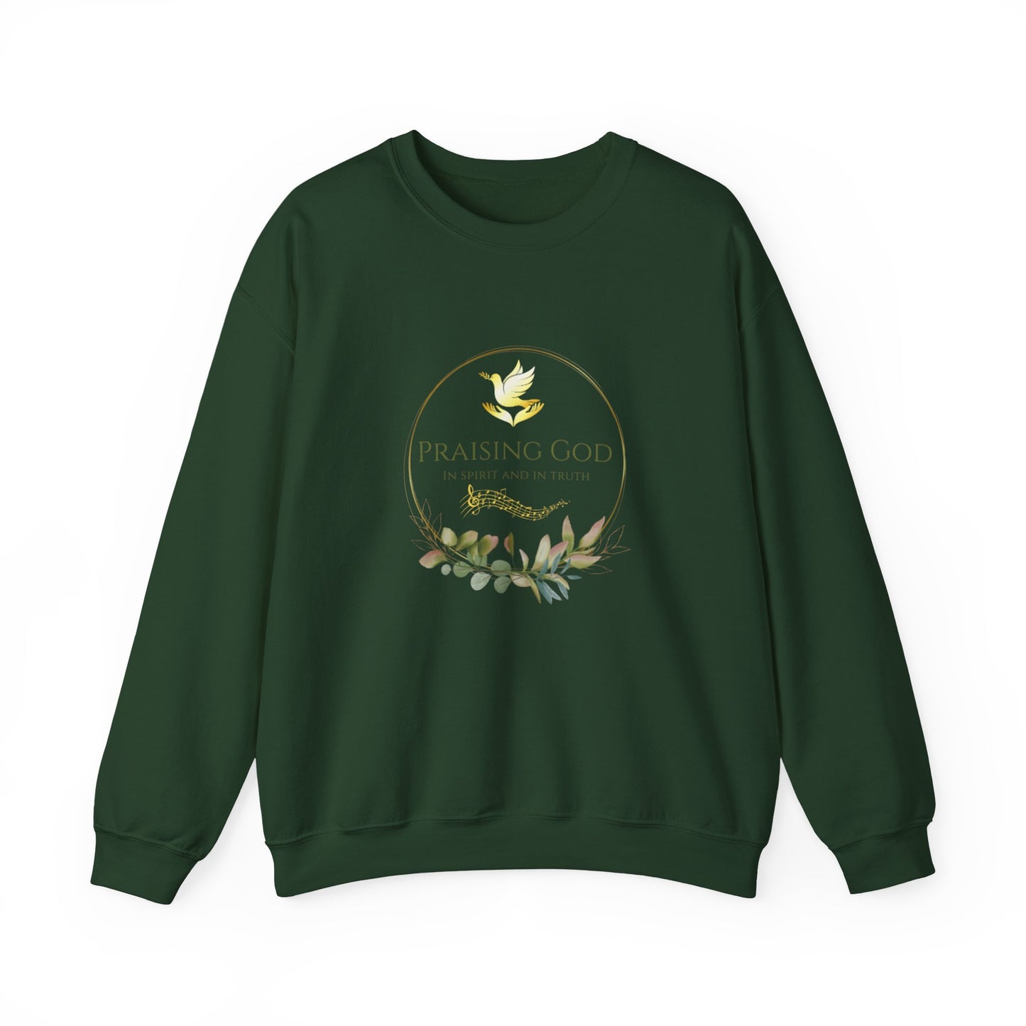 Christian Sweatshirt - Praising God in Spirit and in Truth